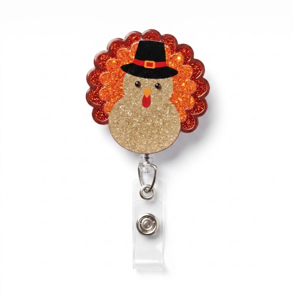 THANKSGIVING TURKEY BADGE