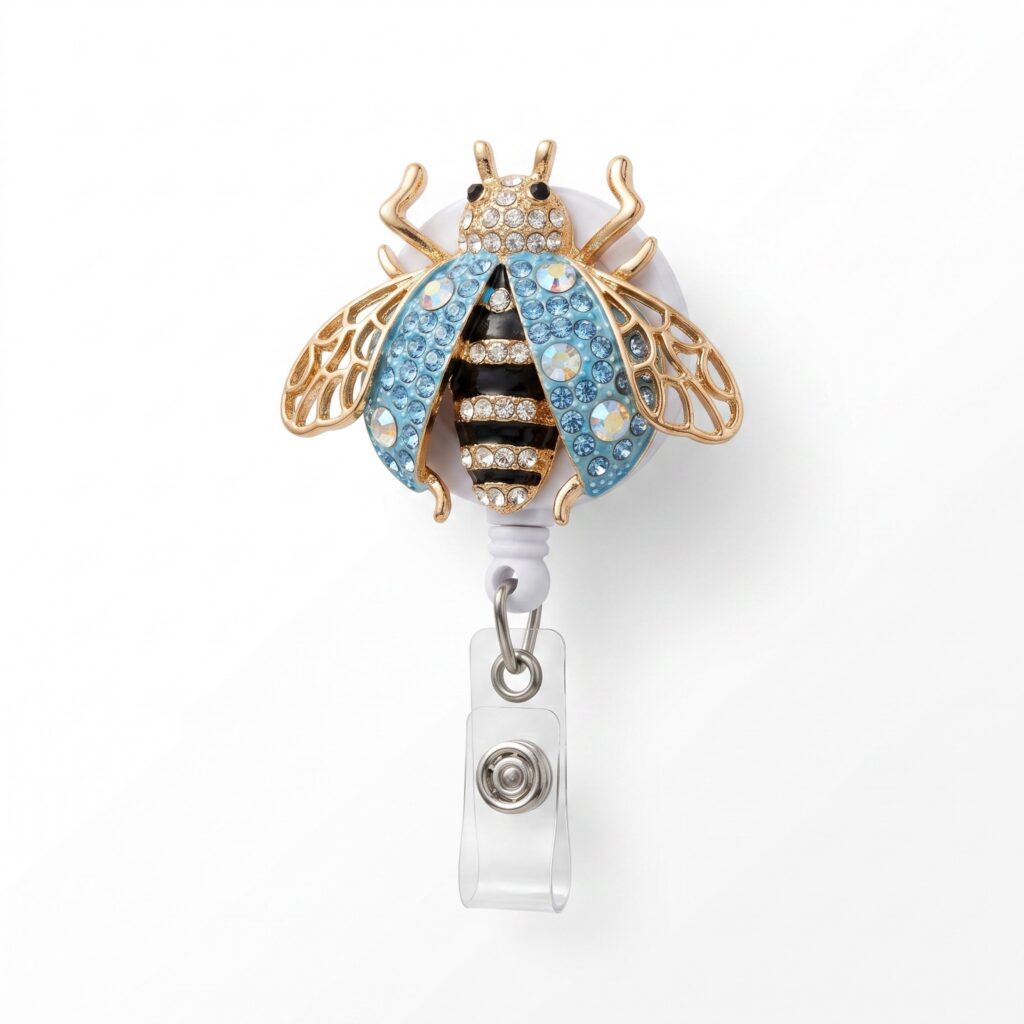 BLUE LADYBIRD BADGE