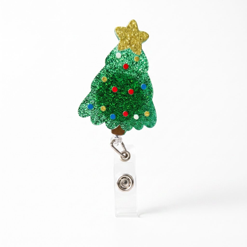 CHRISTMAS TREE BADGE
